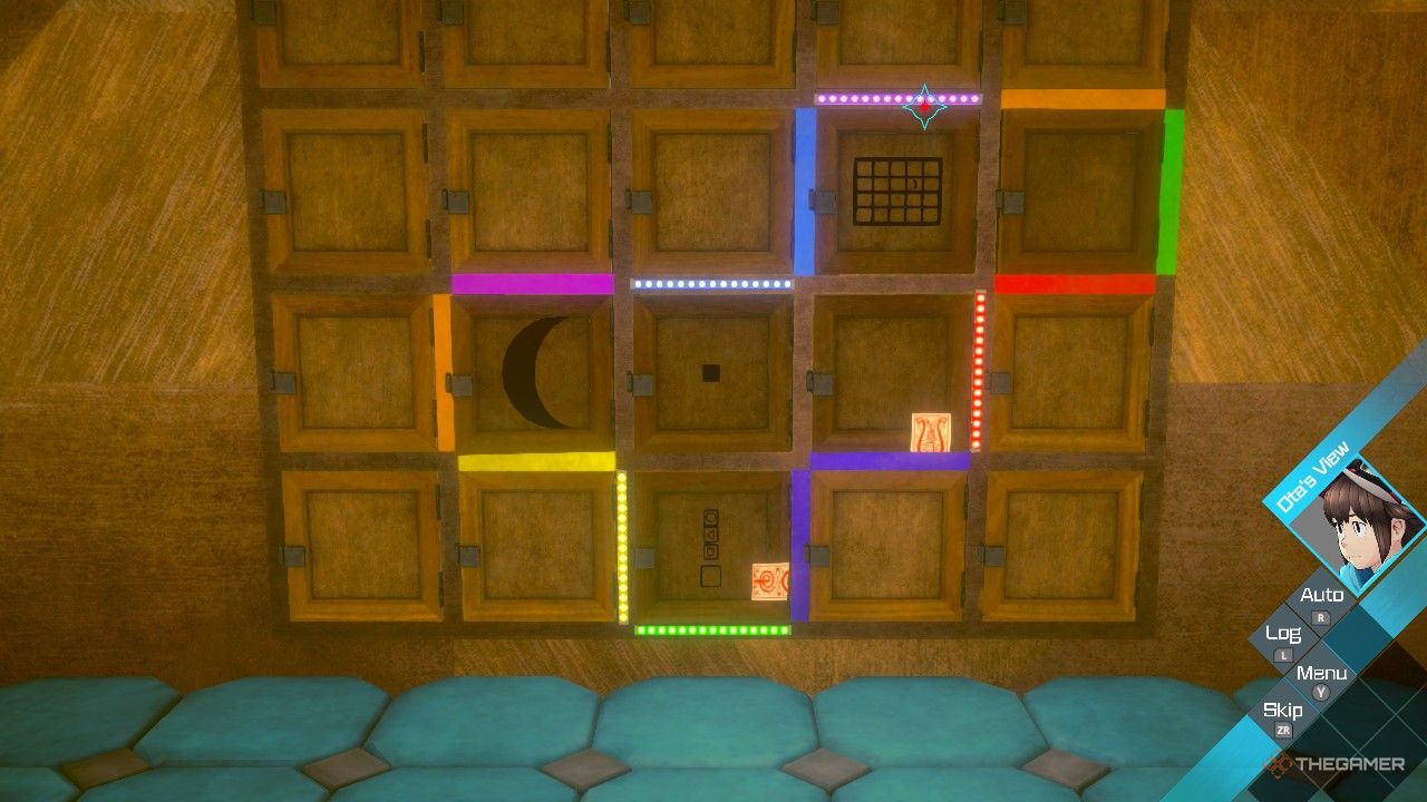 The solution for the locker lights in No Sleep for Kaname Date.