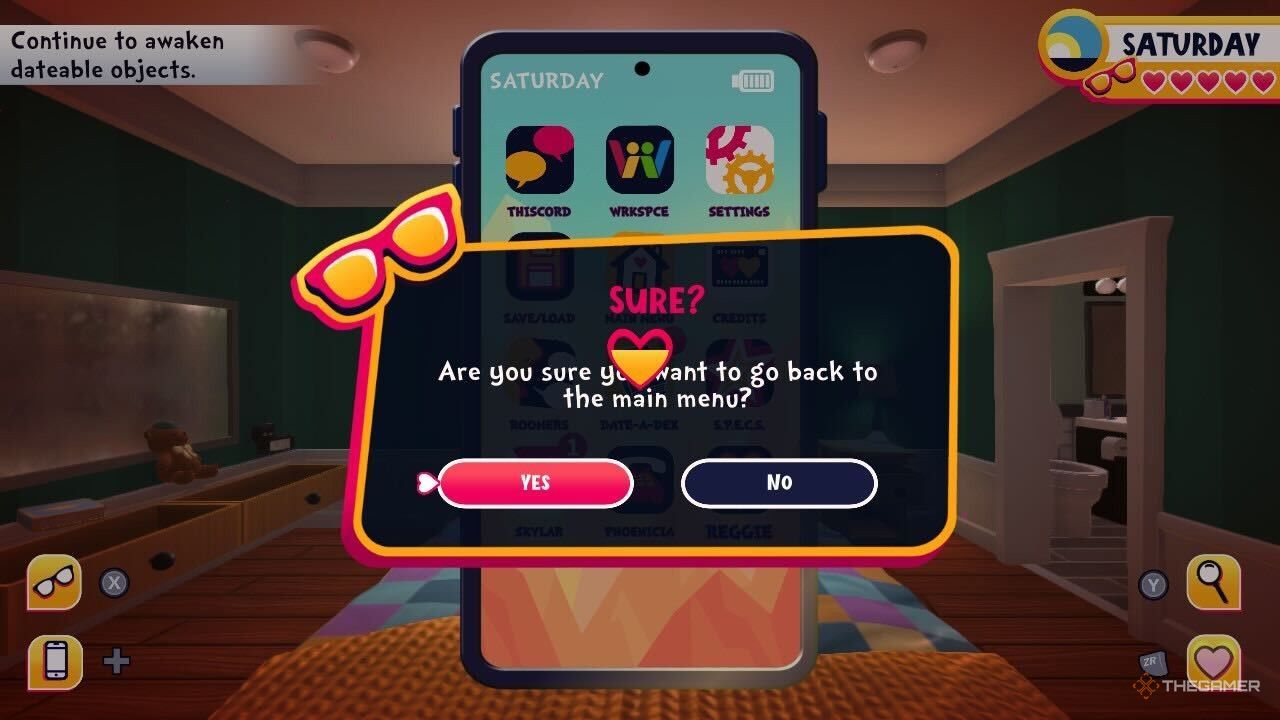 Triggering Textbox-chan on a menu in Date Everything!