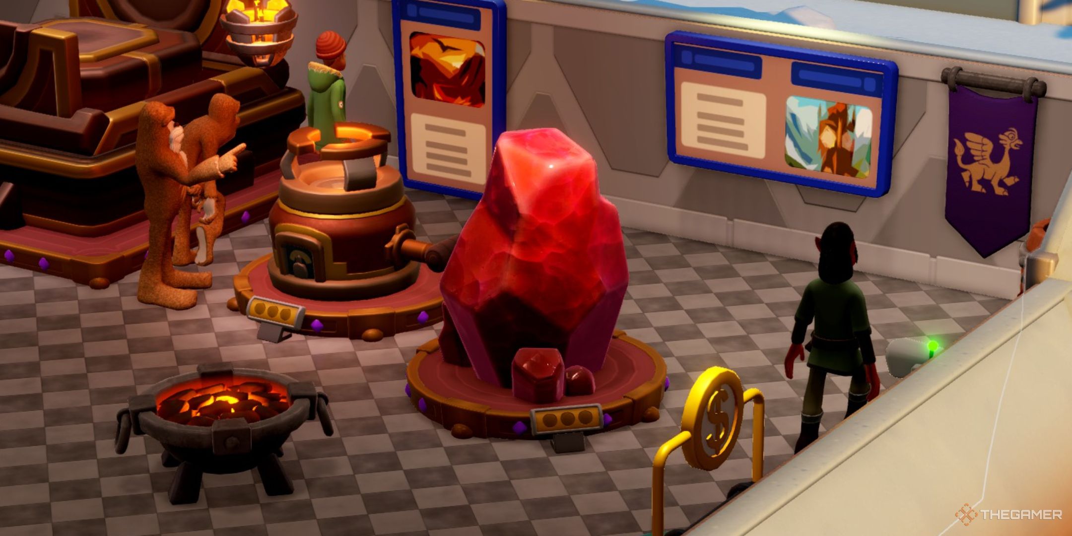 a pristine fire crystal is on display in two point museum.