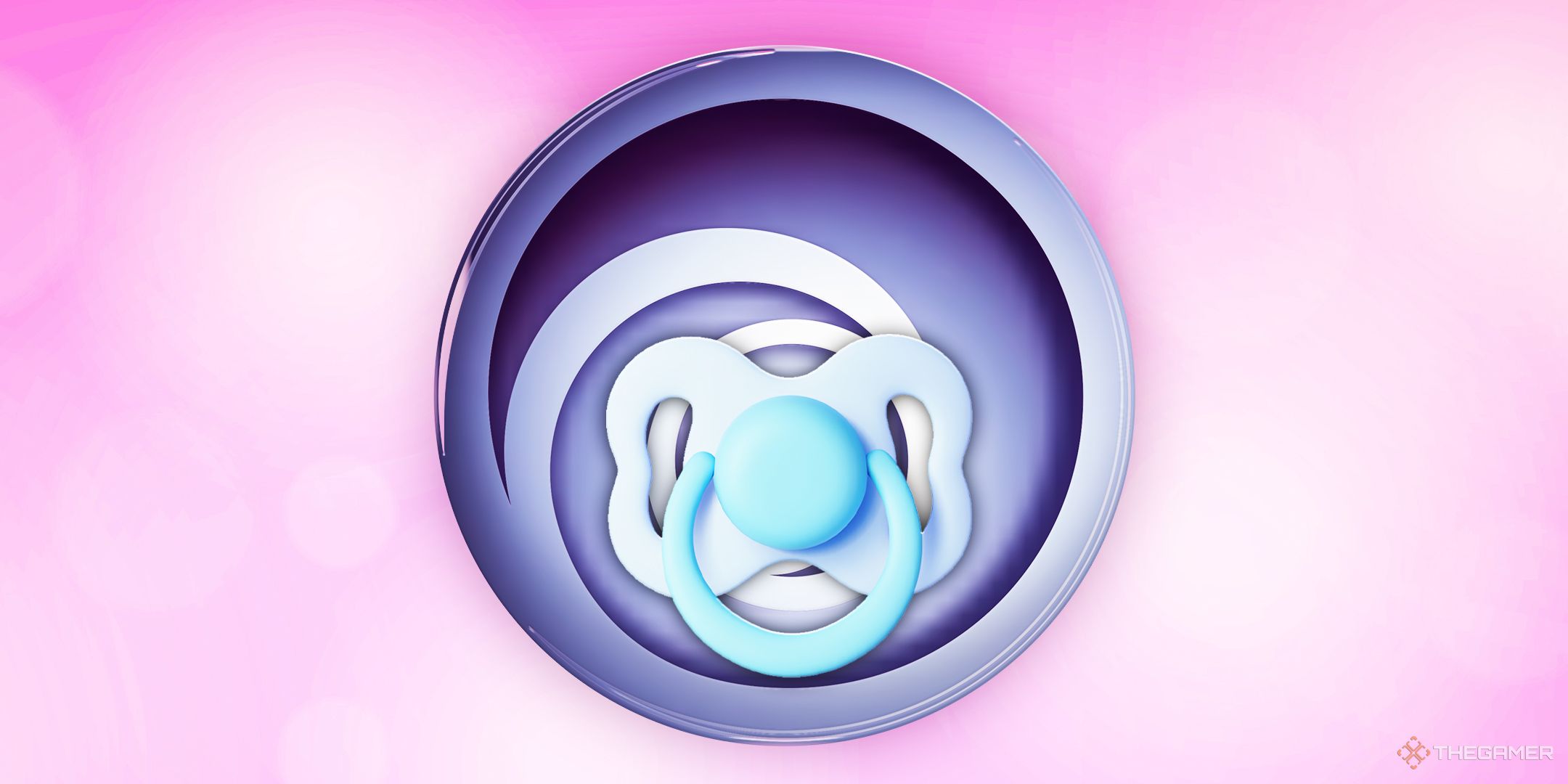The Ubisoft logo with a pacifier.