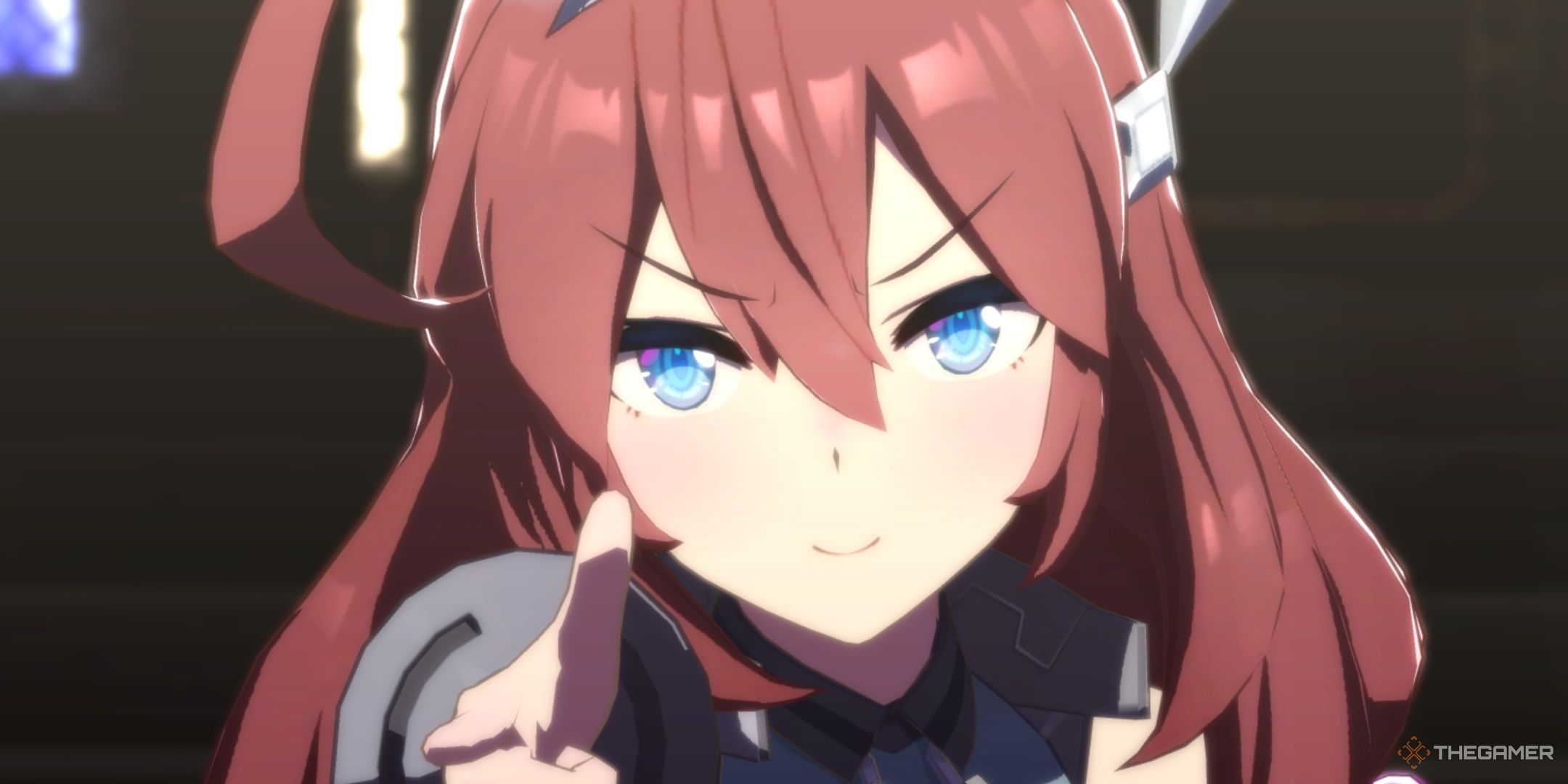 Umamusume Pretty Derby Mihono Bourbon closeup in a dance song.