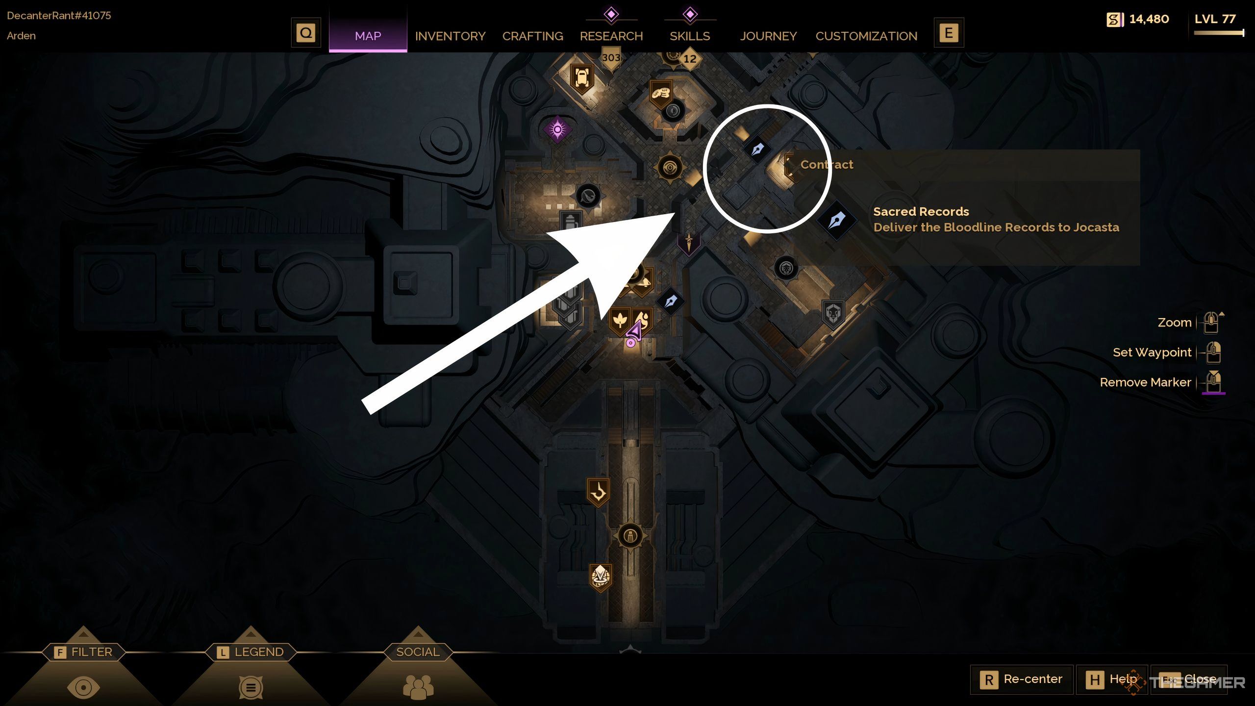 The location of the Advanced Bene Gesserit trainer in Dune: Awakening.