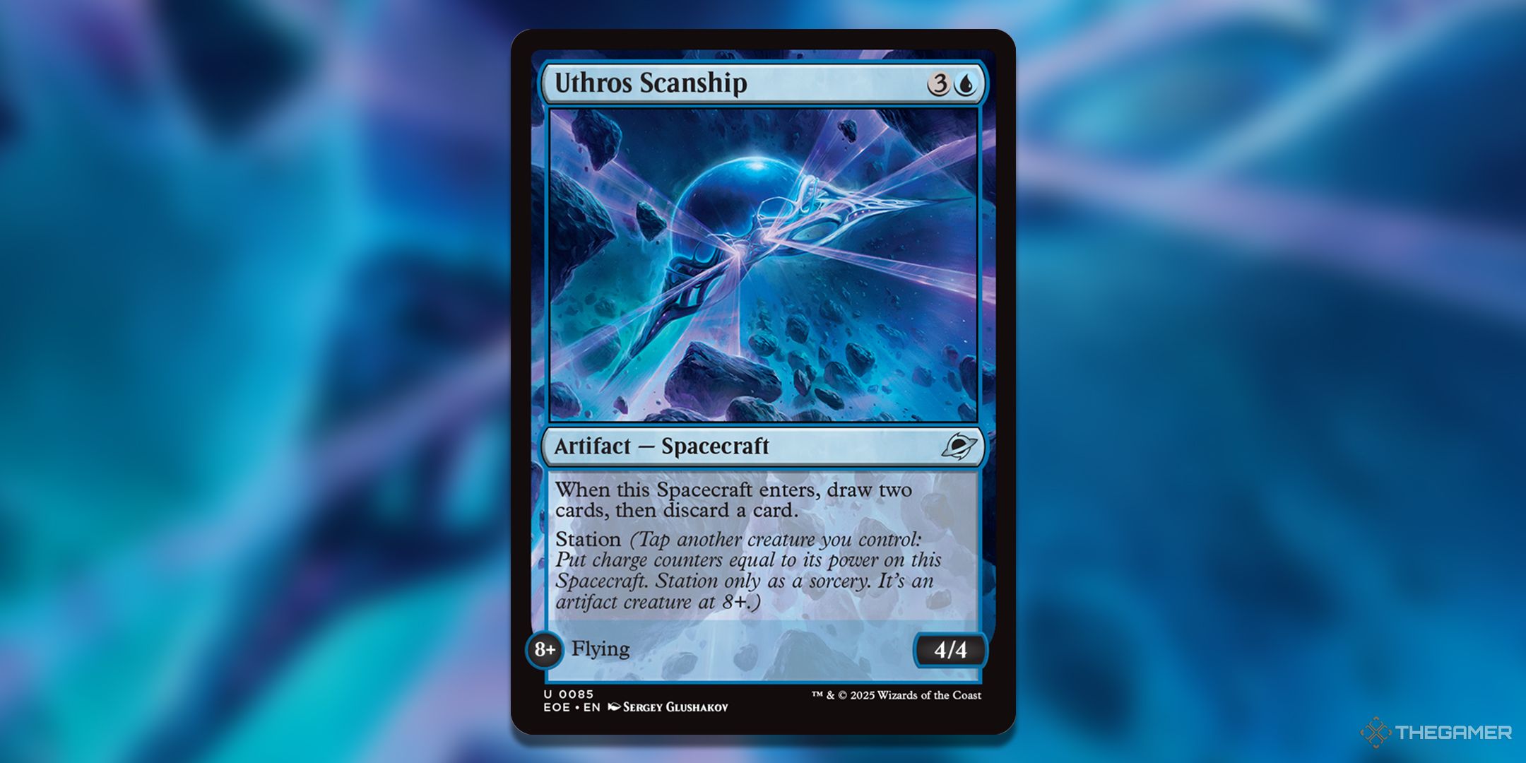 Uthros Scanship MTG card.