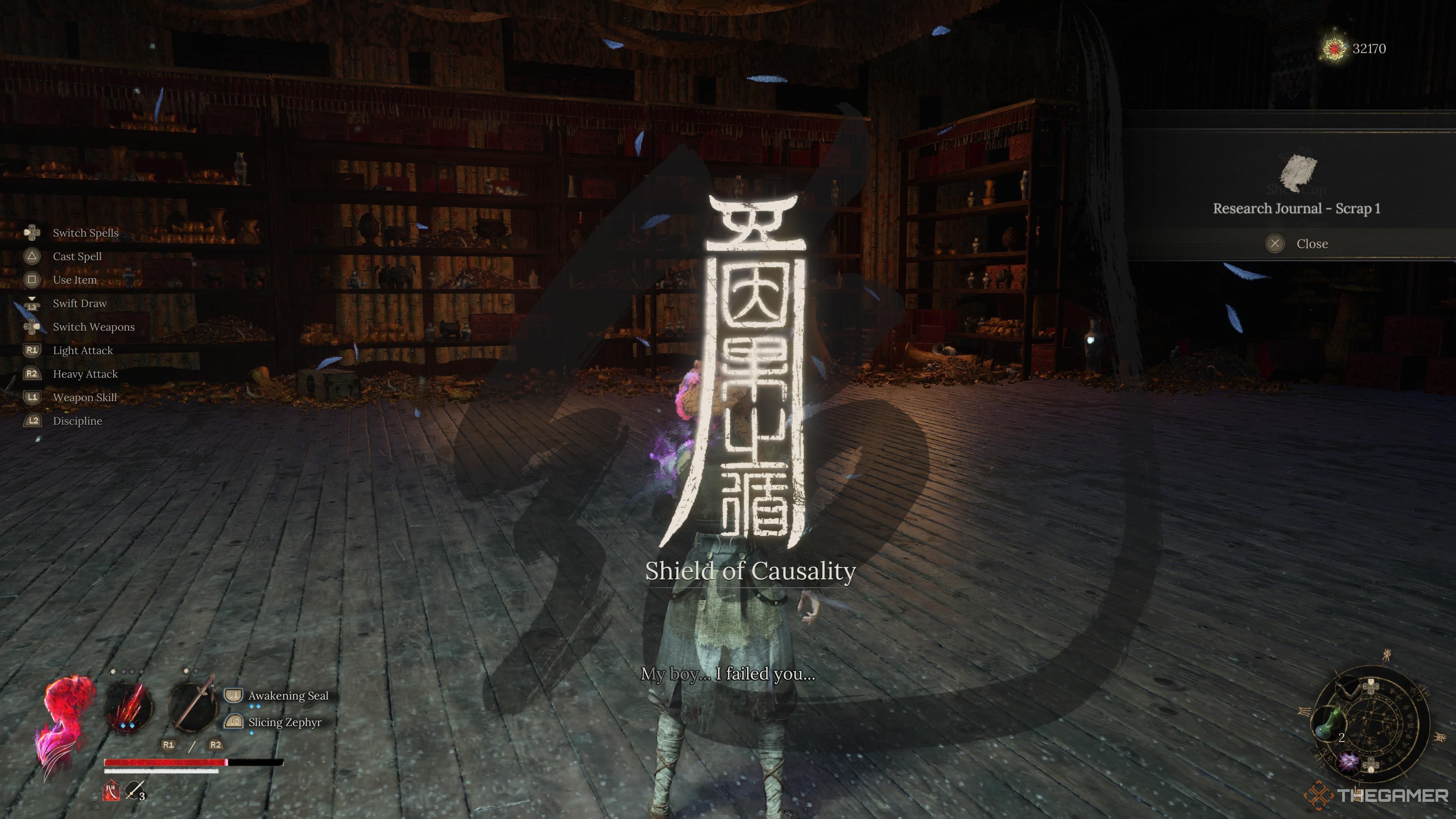 Entering the fight against Huang Yan in Wuchang Fallen Feathers.