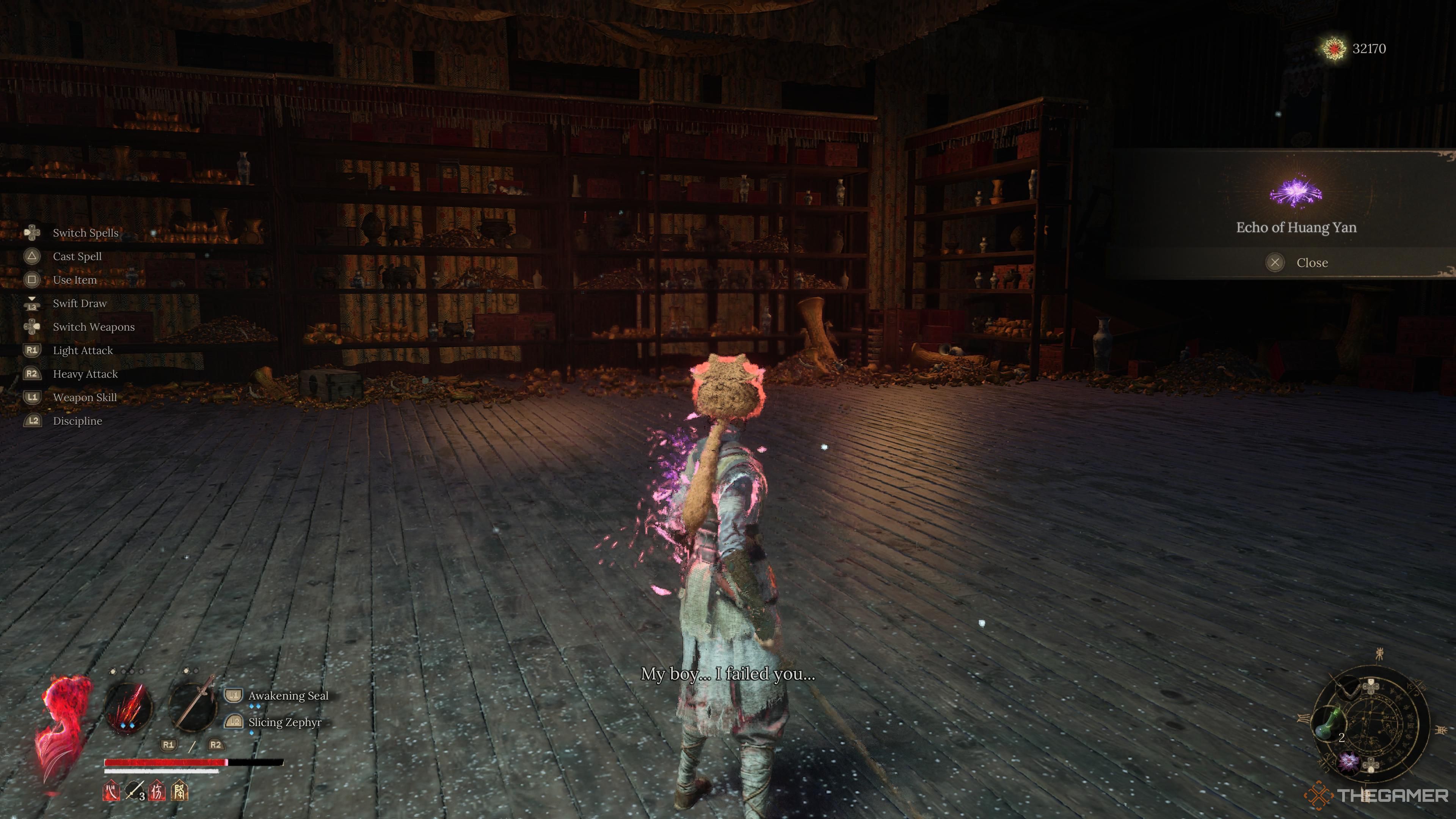 Receiving the echo of huang yan spell in wuchang fallen feathers.