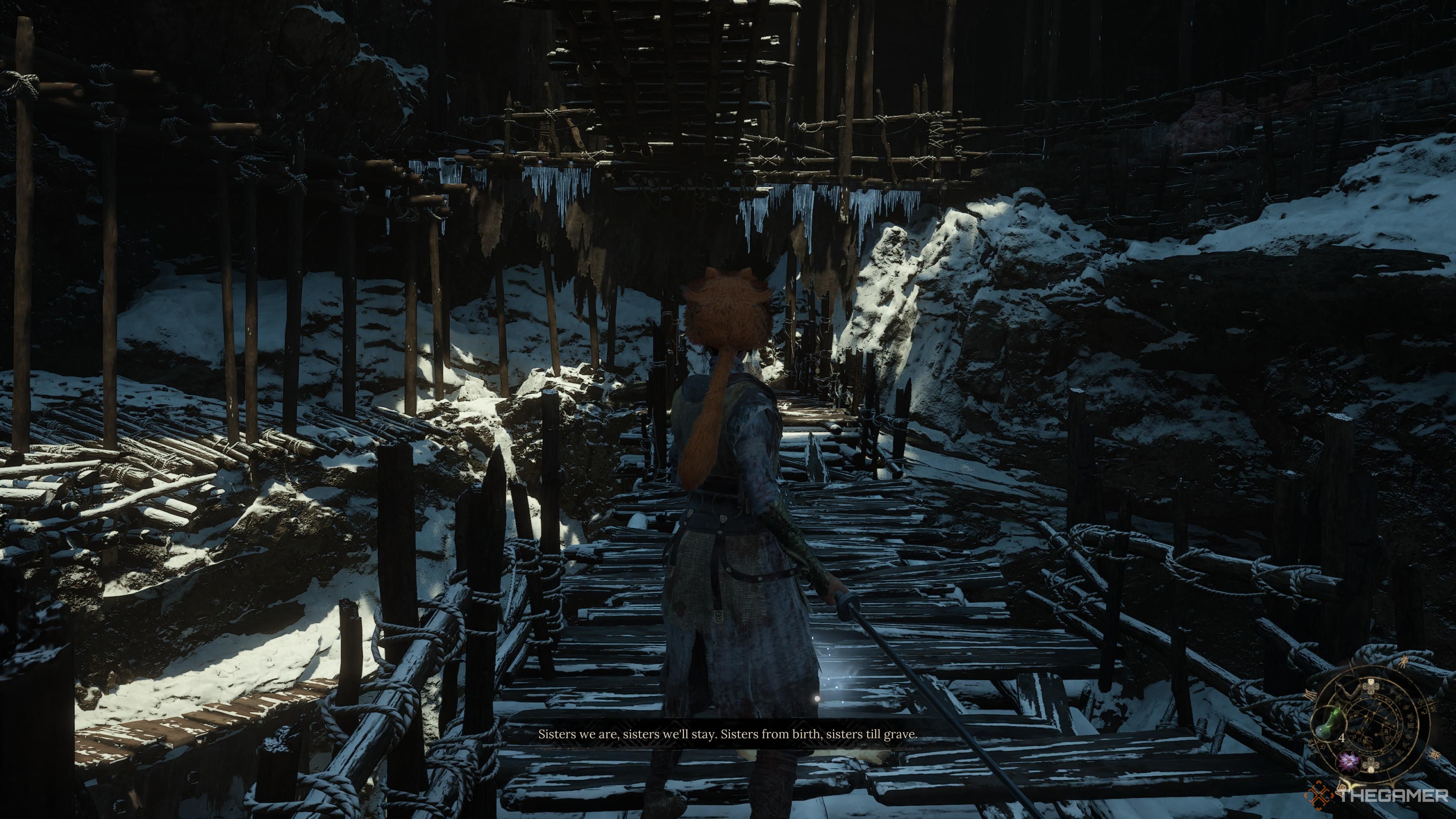 Reading a note about sisters in the shaft area in wuchang: fallen feathers.