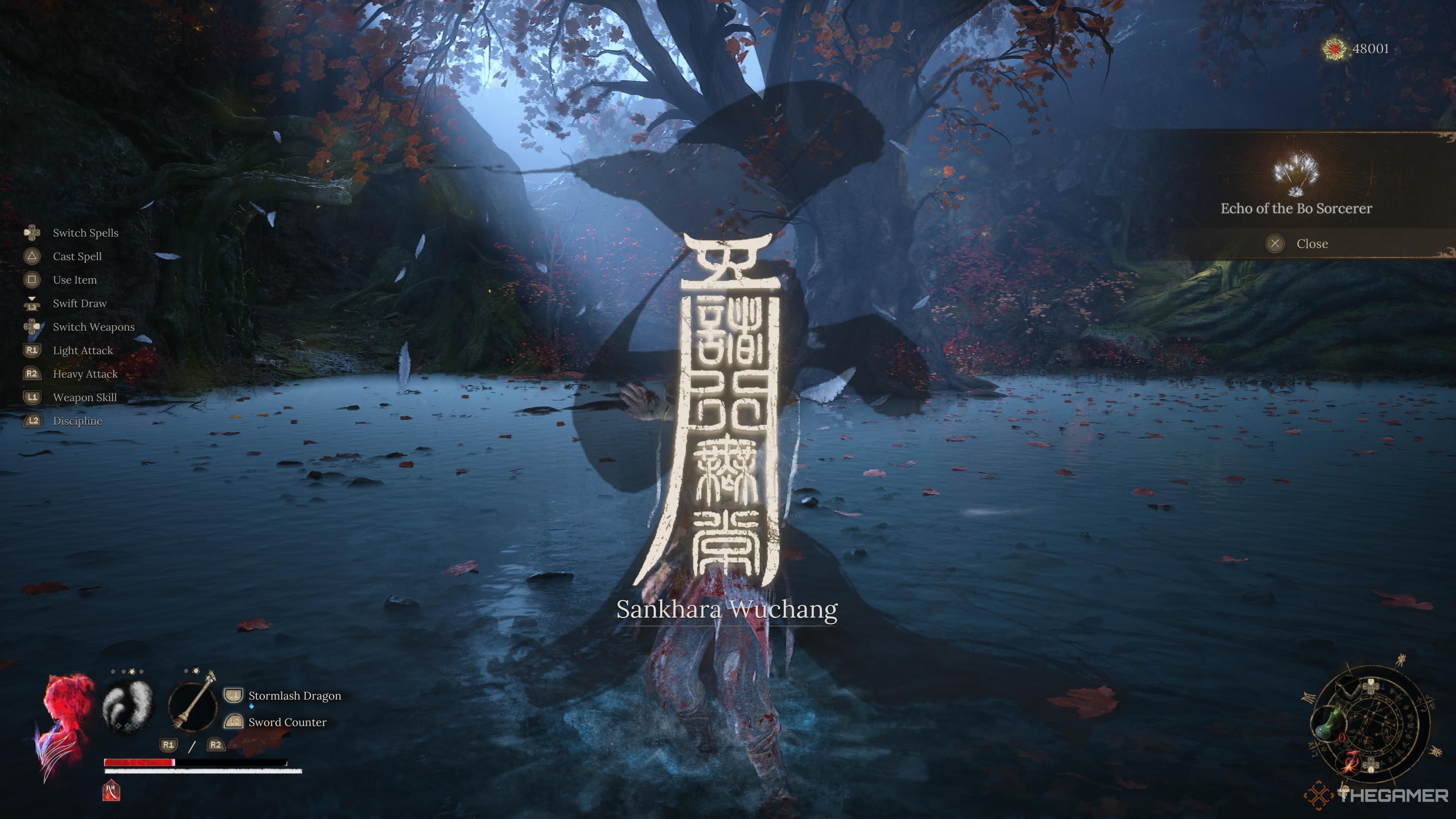 The Sankhara Wuchang message appearing after beating Bo Sorcerer in Wuchang: Fallen Feathers.