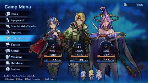 Star Ocean: The Second Story R - Private Action Guide