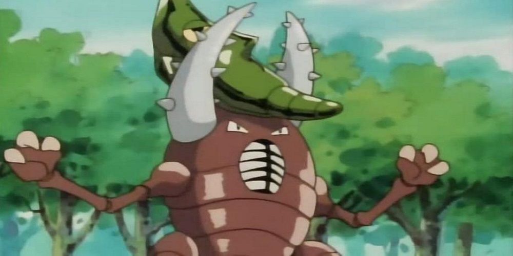 Pinsir Holding Metapod In Its Horns