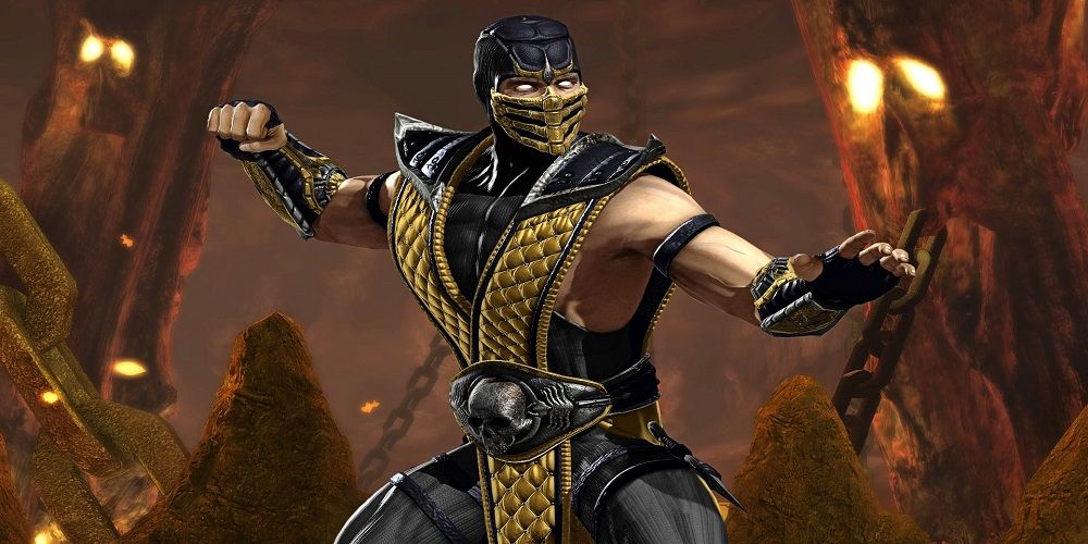 Scorpion Mortal Kombat Pose