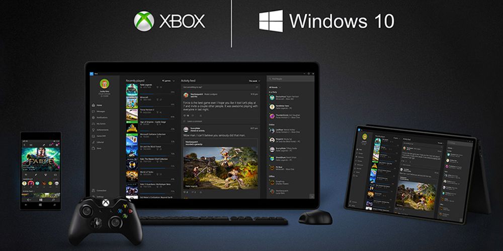 Xbox app on Windows 10