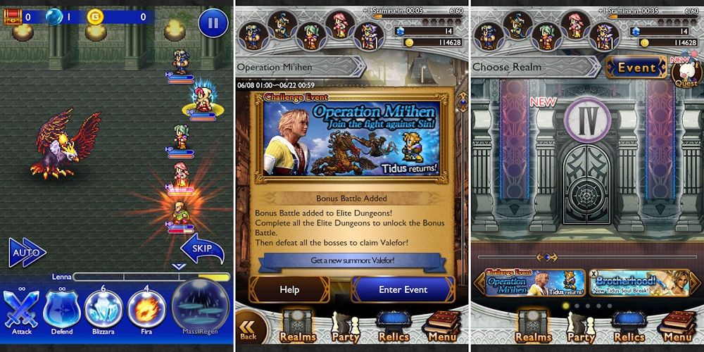 Mobile Games Final Fantasy Record Keeper
