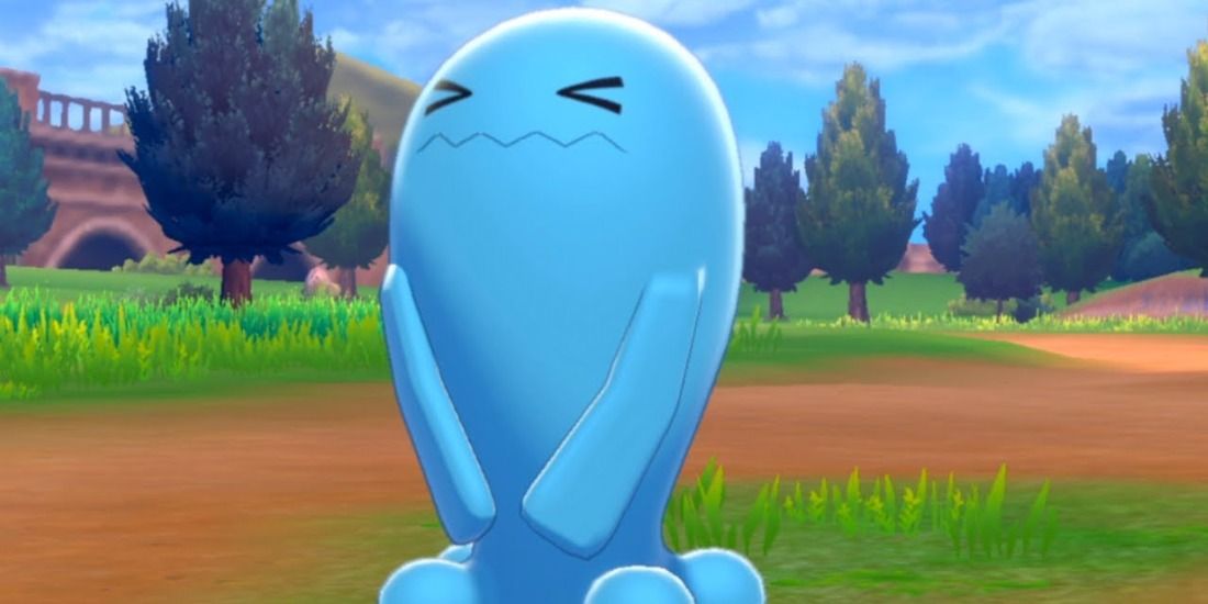 Wobbuffet in Pokemon Sword & Shield waiting to be striked