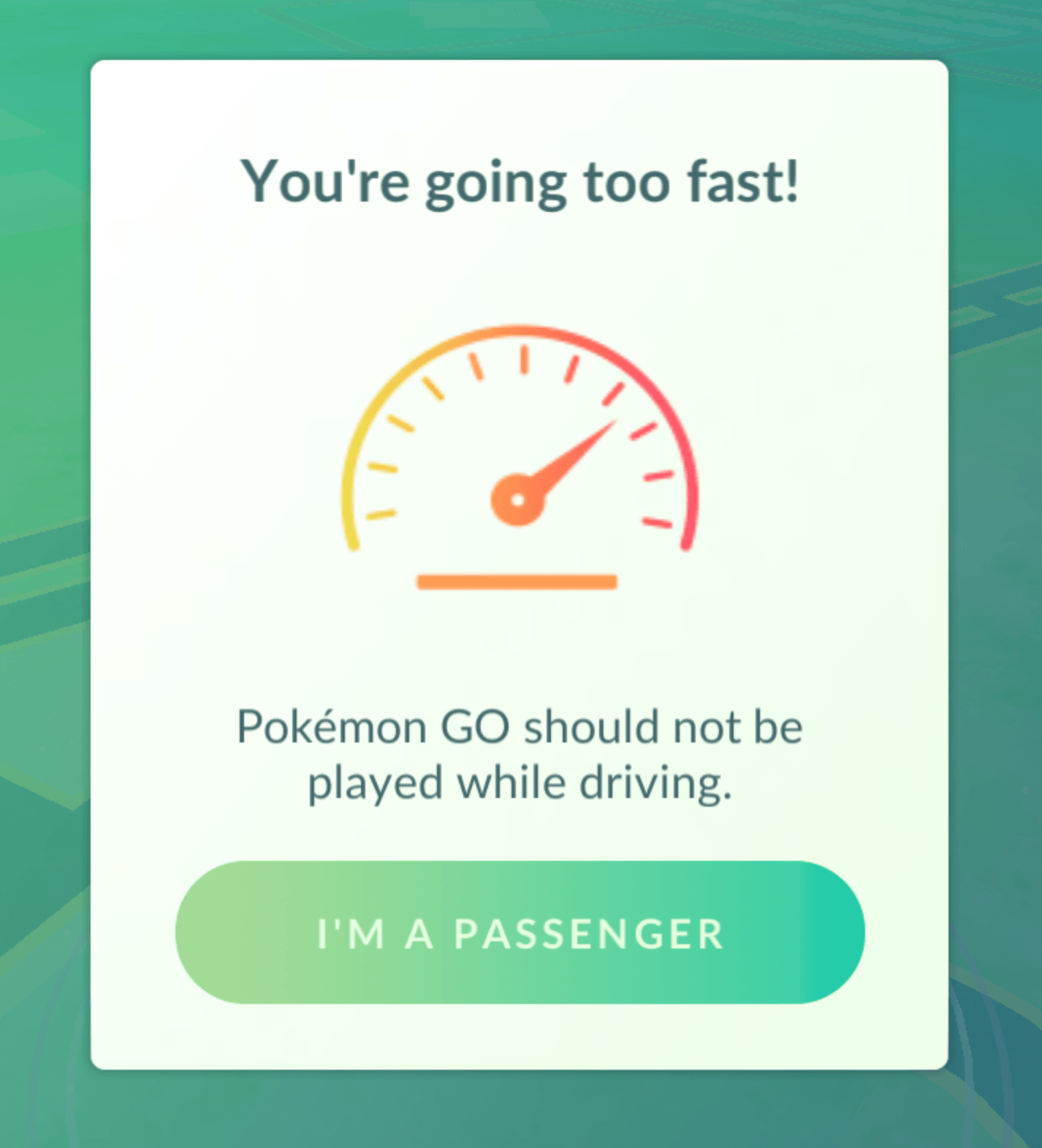 pokemon go speed cap