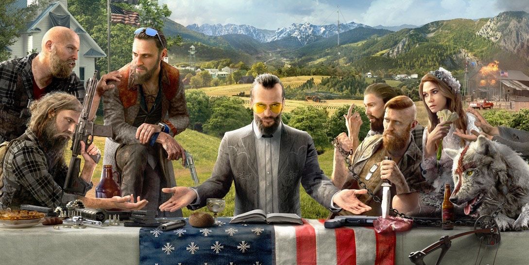 Far Cry 5 Cover Art Meet The Games Villainous Cult