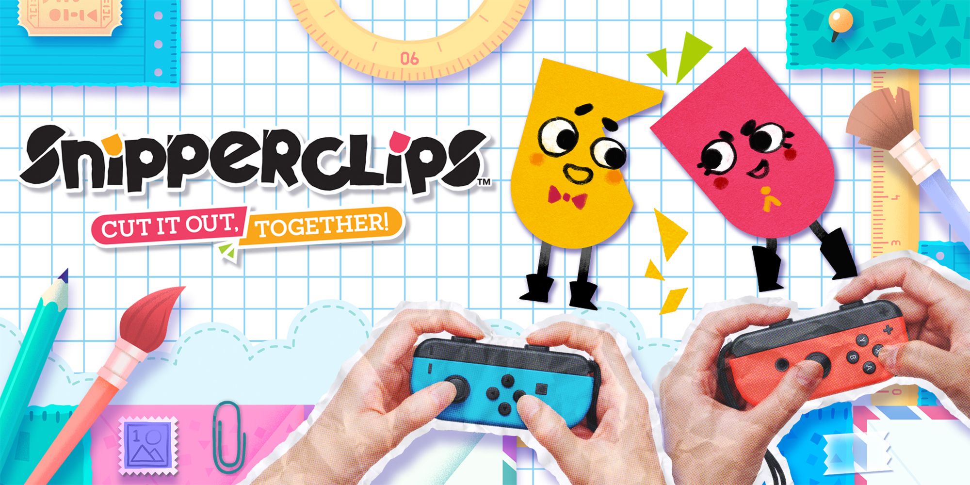 Snipperclips cover art/poster