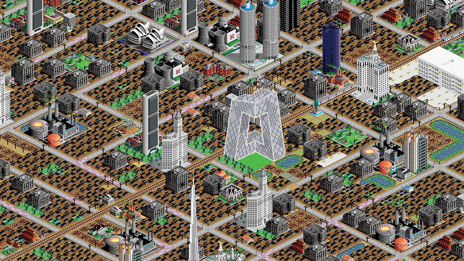 End-game city in SimCity 2000
