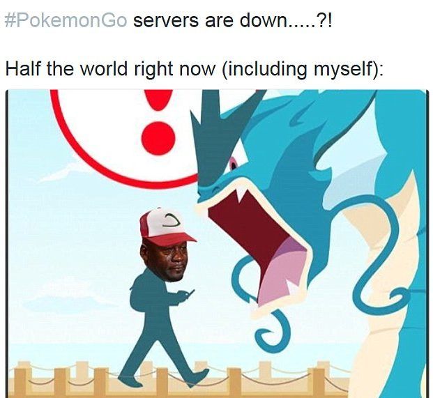 8- Pokémon Go Servers Are Down