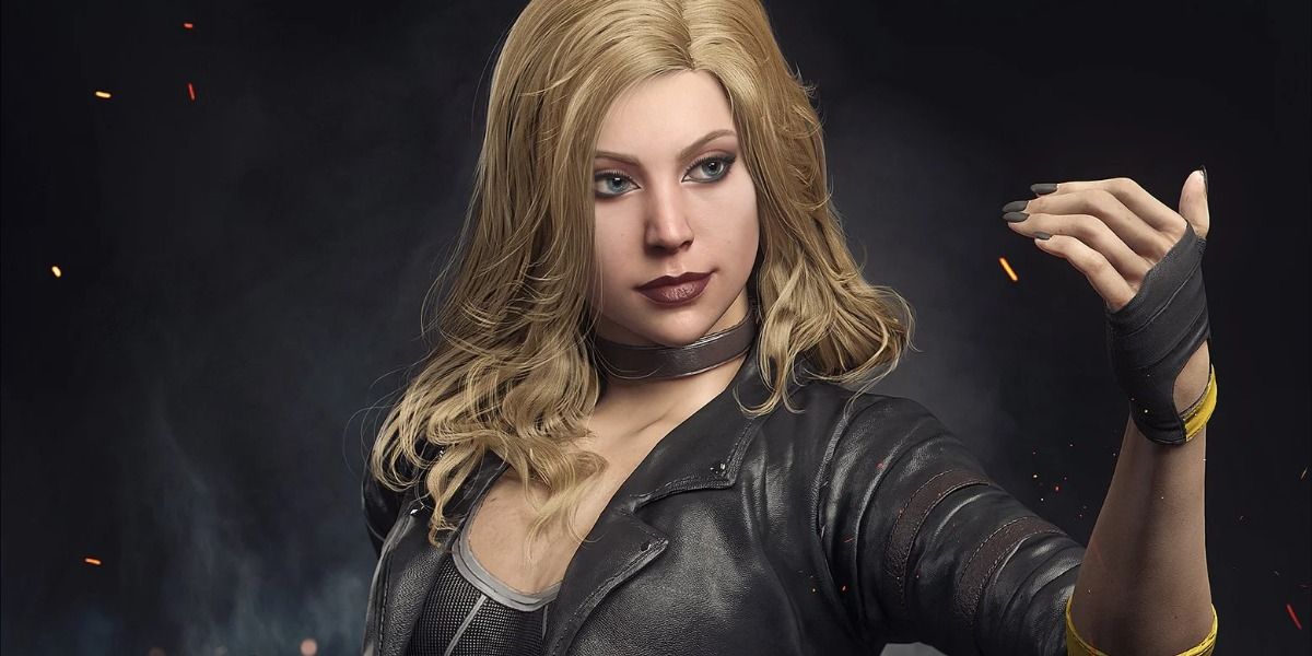 The surprisingly well-detailed Black Canary from Injustice 2