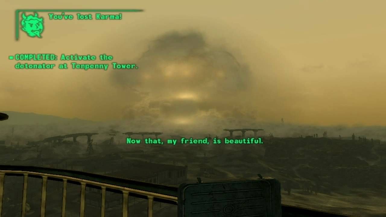 Megaton Explosion Fallout 3