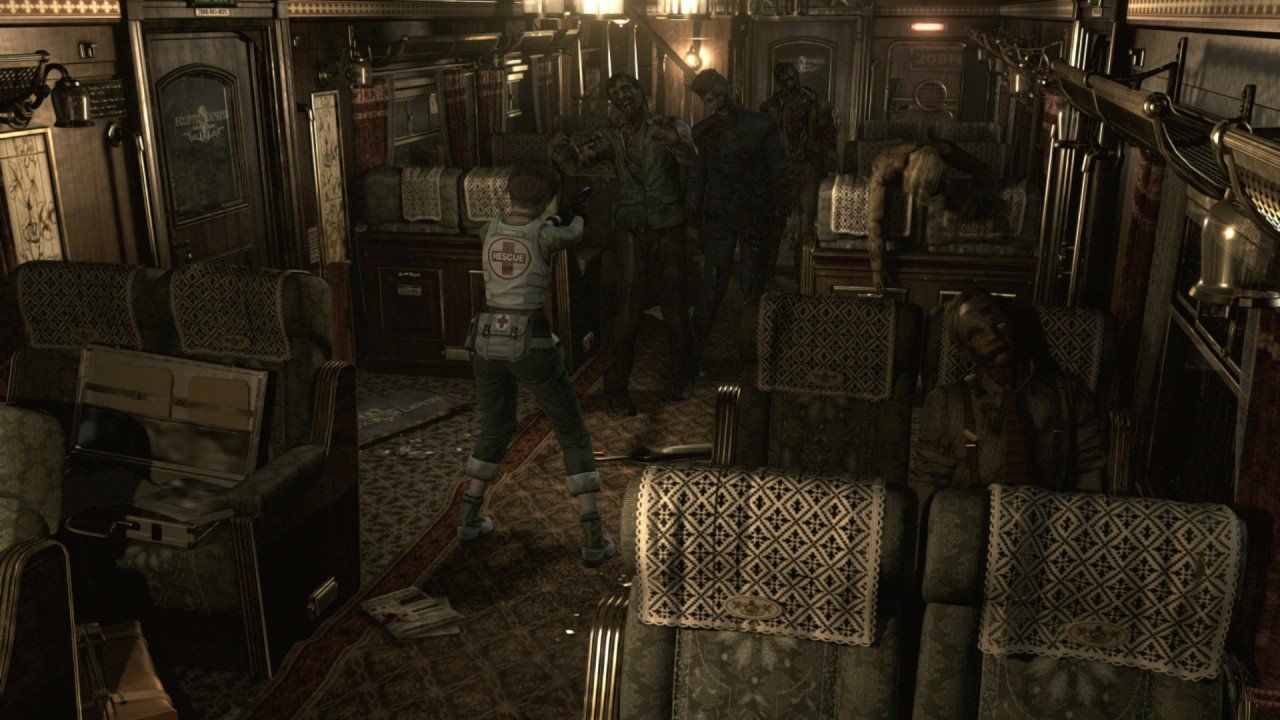 Resident Evil Zero Zombies On A Train