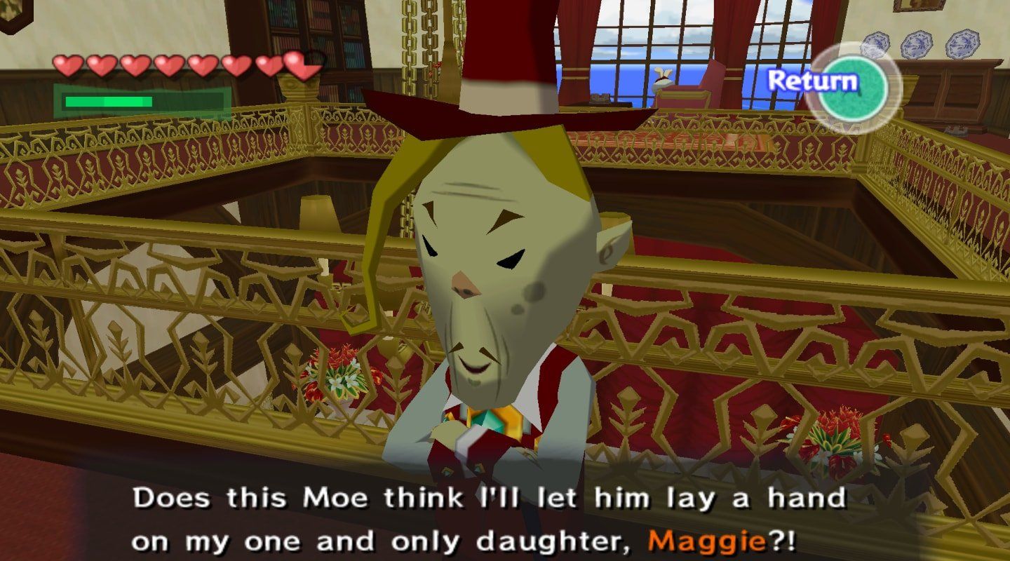 Maggie's Father in Wind Waker