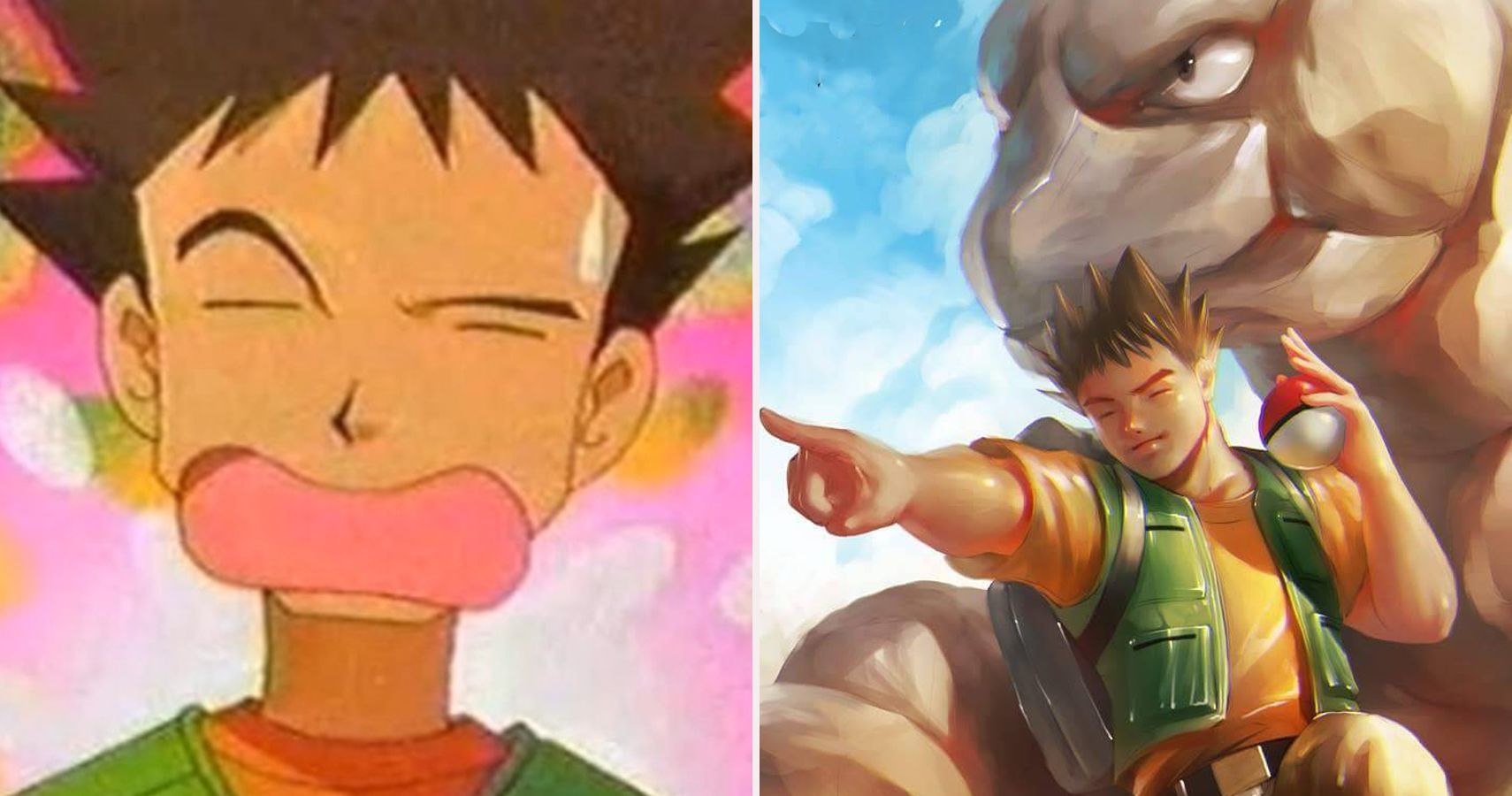 Brock used SCARY FACE! : r/pokemon