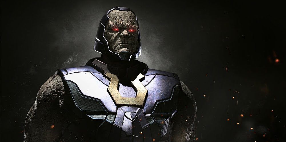 Darkseid posing regally for his introduction in Injustice 2