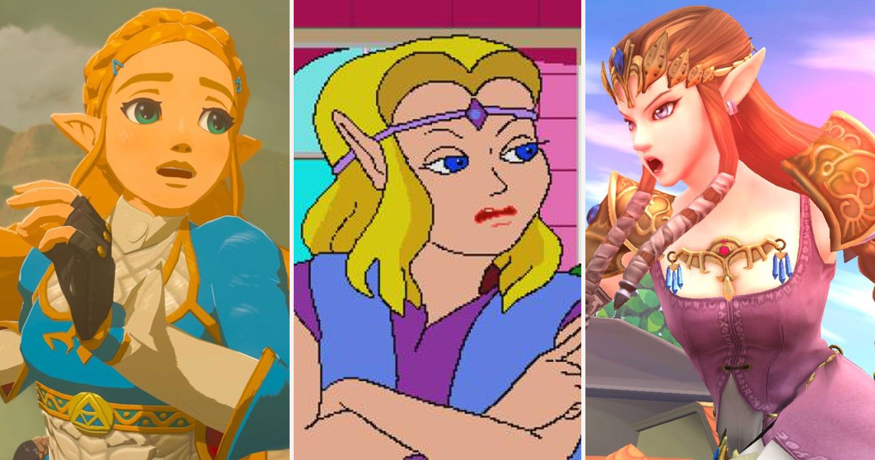 Ranking The Different Versions Of Princess Zelda From Worst To Best