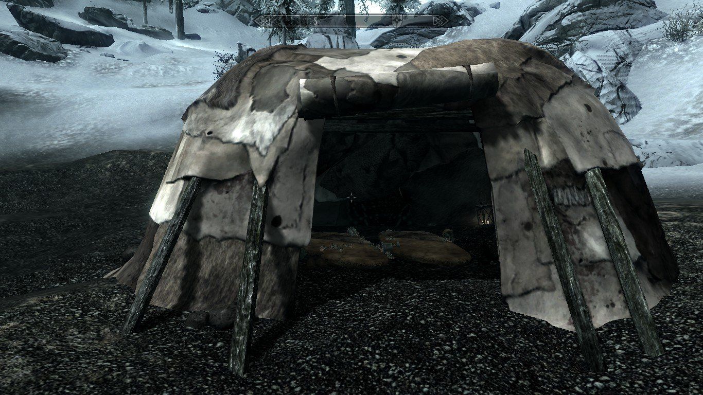 Lovers tent in Skyrim