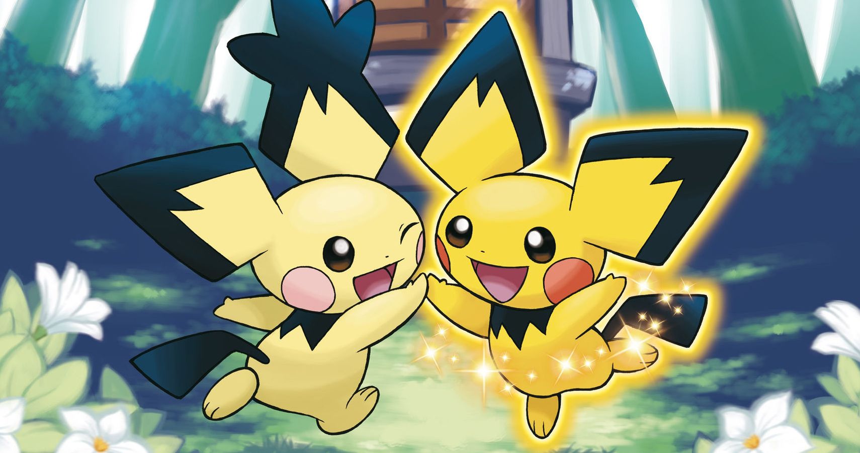 Pichu, the pre-evolution of pikachu