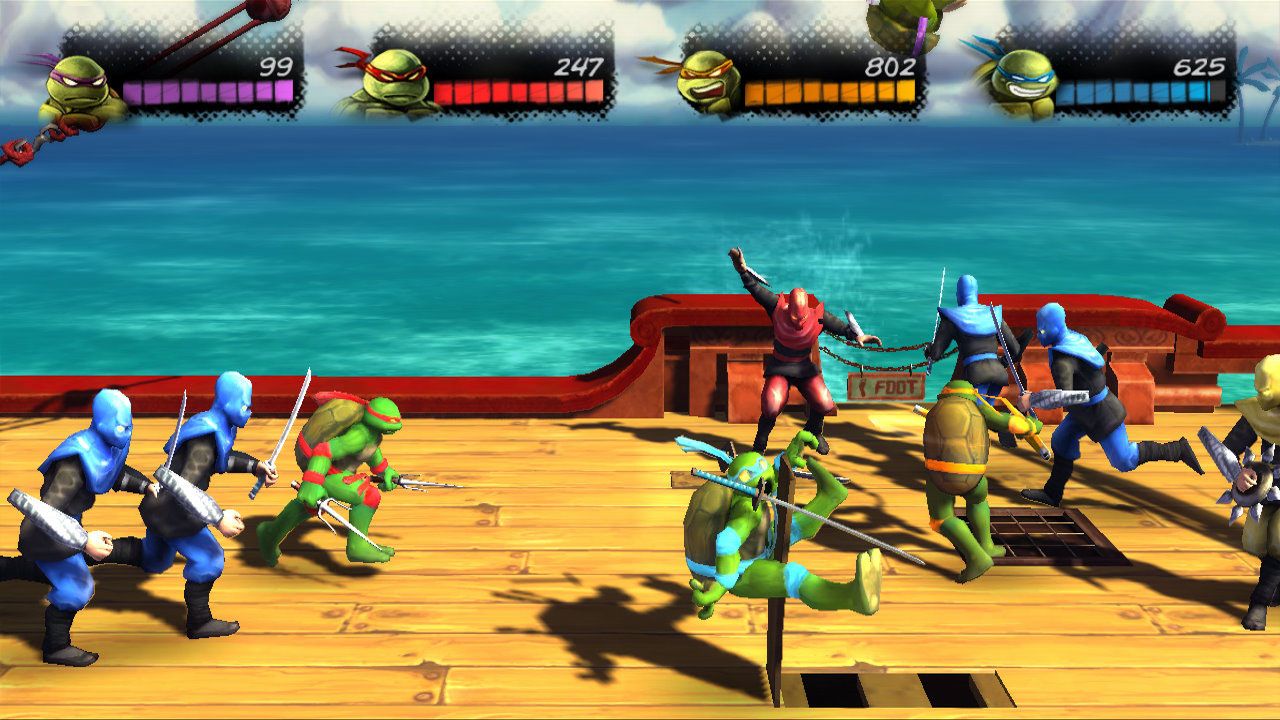 TMNT Go Back in Time in Teenage Mutant Ninja Turtles Turtles in Time Re-Shelled