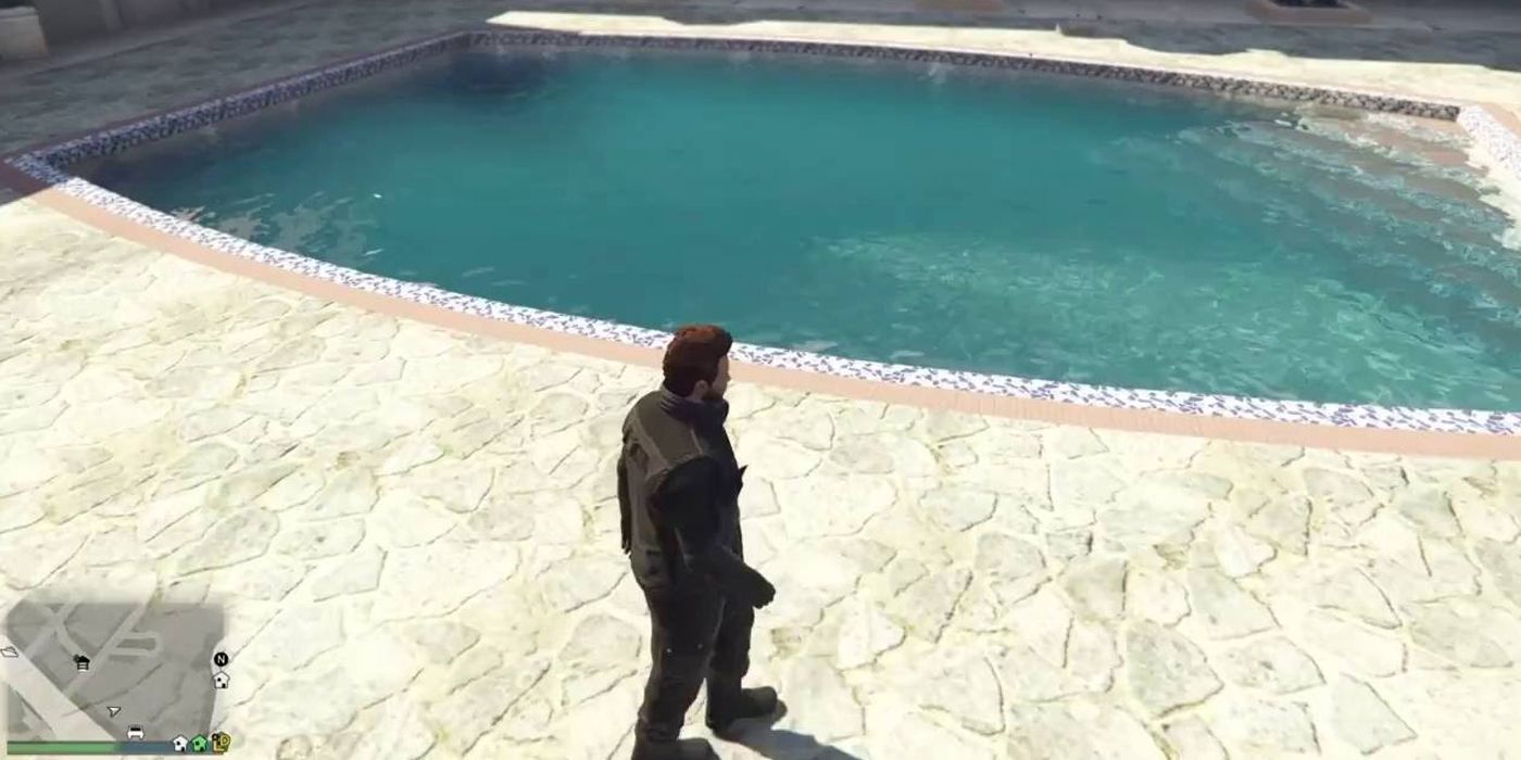 Hidden Swimming Pool in Grand Theft Auto V