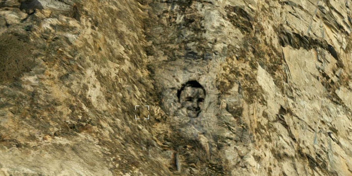 The face on Mount Chilead in Grand Theft Auto V