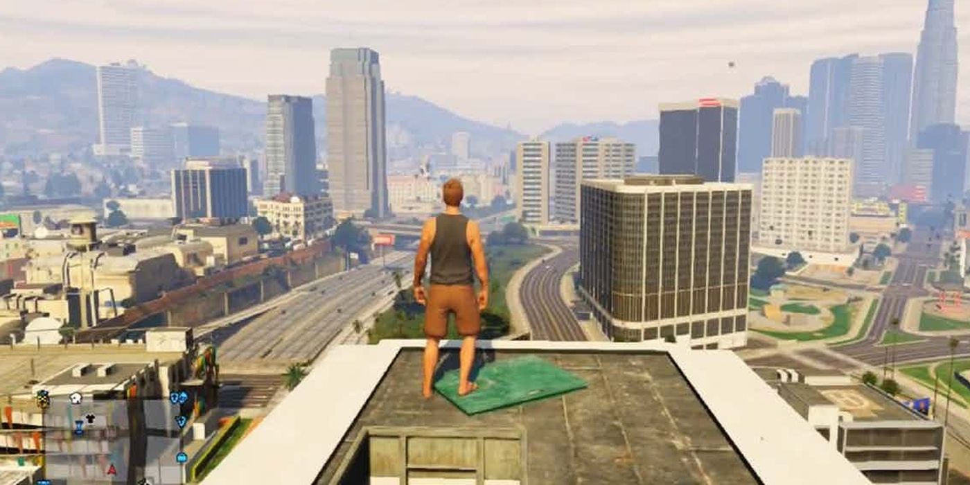 View From The Clock Tower in Grand Theft Auto V
