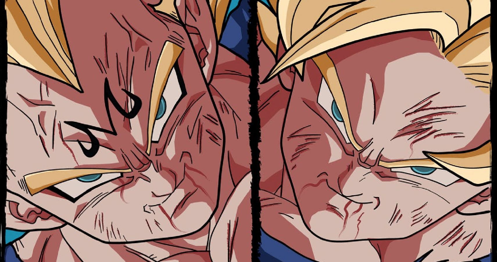 Goku (Super Saiyan 2) vs. Majin Vegeta (Super Saiyan 2), Universal Dragon  Ball Wiki