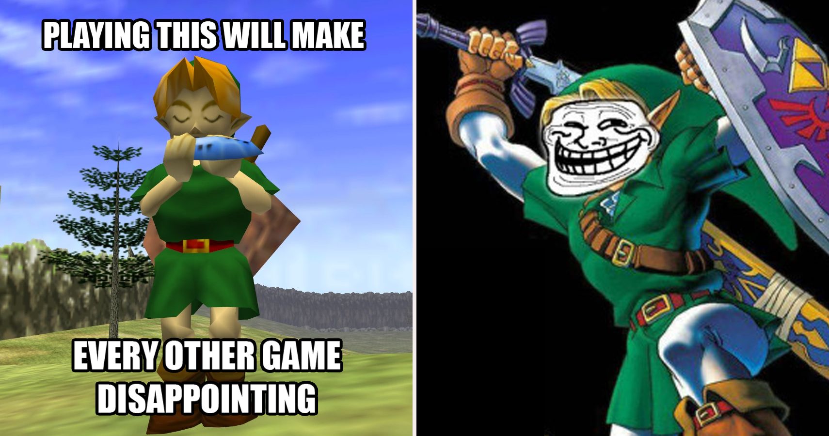 zelda meme ocarina of time