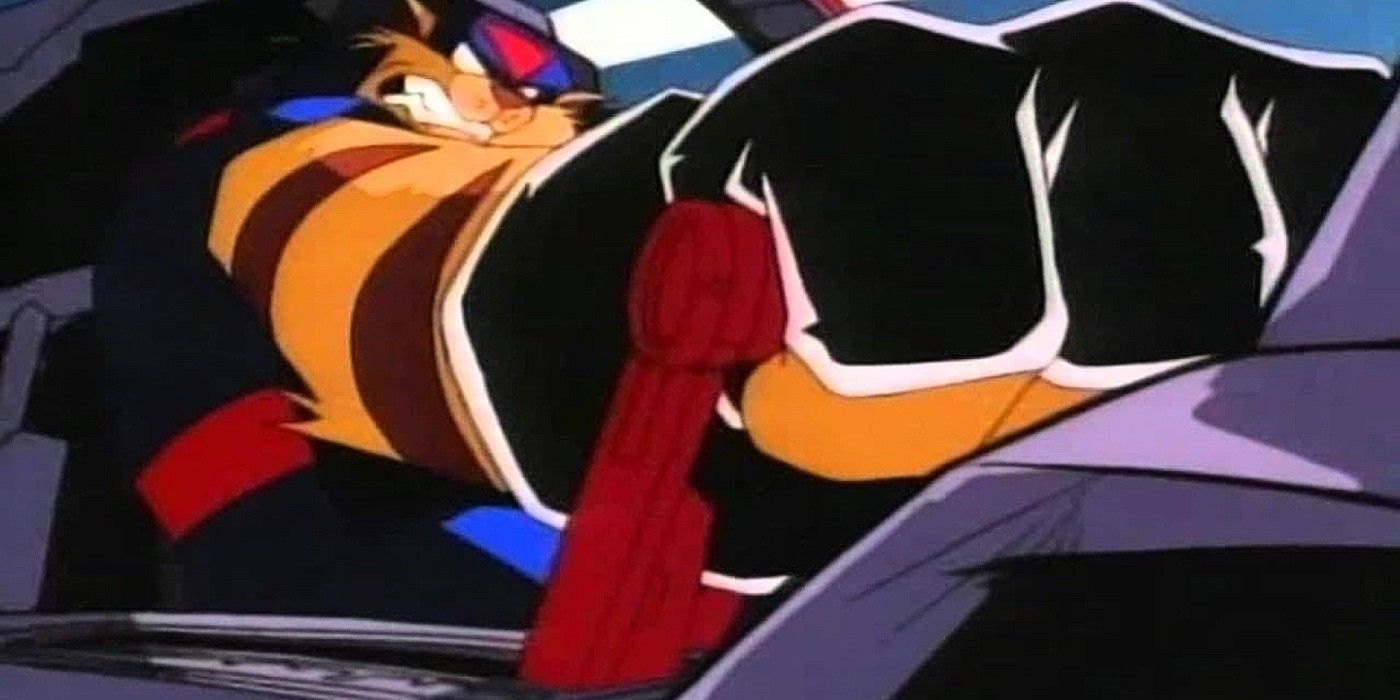 SWAT KATs The Radical Squadron cartoon switching gears in car up close