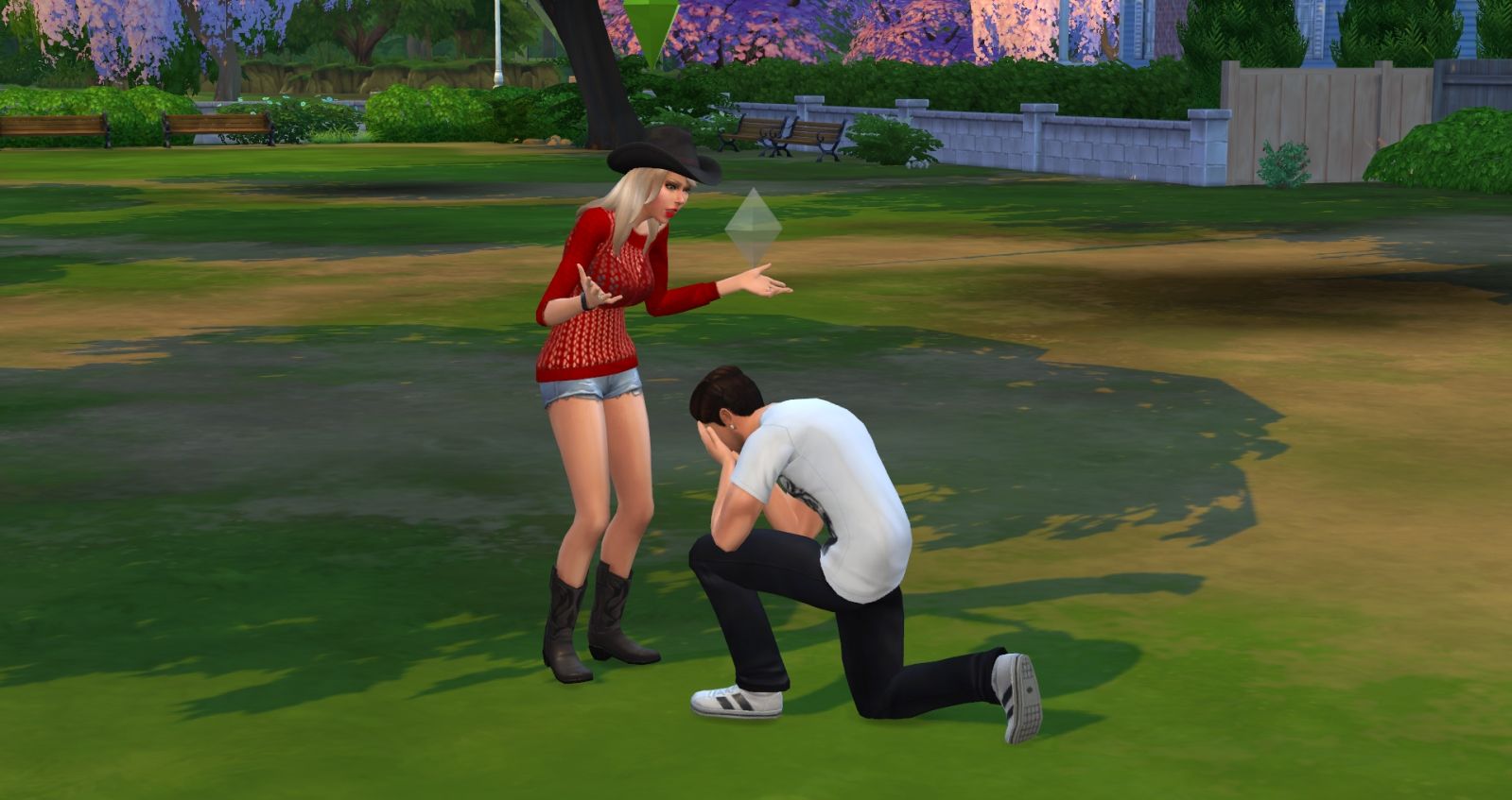 The Sims 4 Rejected Marriage Proposal