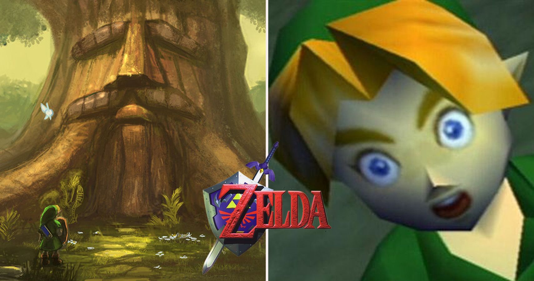 Legend of Zelda Ocarina of Time (1998) vs. (2017) Graphics