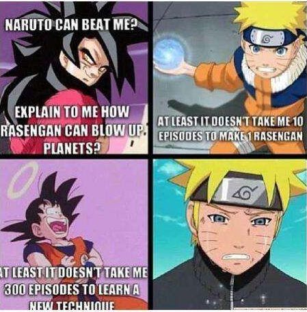 25 Hilarious Dragon Ball Vs Naruto Memes That Will Leave You Laughing