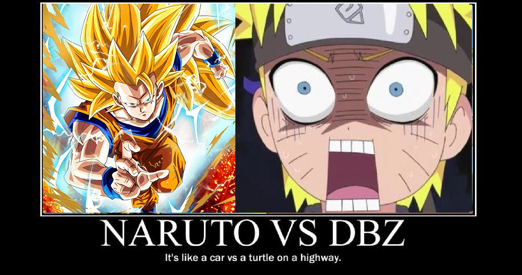 Dragon Ball e Naruto, parte 2. Meme