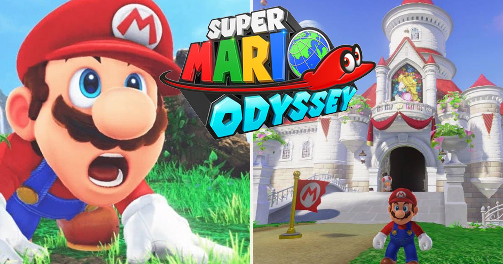 6) Super Mario Odyssey - Gameplay Walkthrough Part 1 - Cap and Cascade  Kingdom! (Nintendo Switch) 