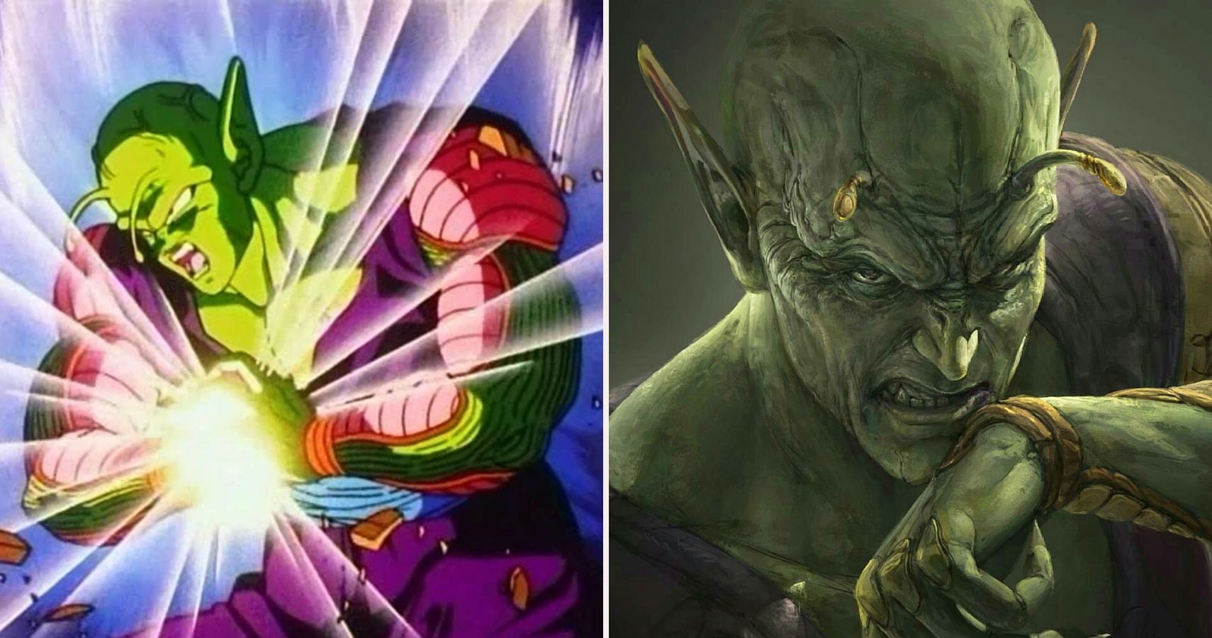 Crossover Dragon Ball - One Piece Piccolo - Zoro  Dragon ball super manga,  Anime crossover, One piece movies