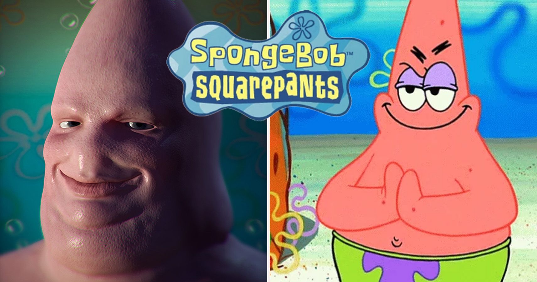 spongebob patrick angry