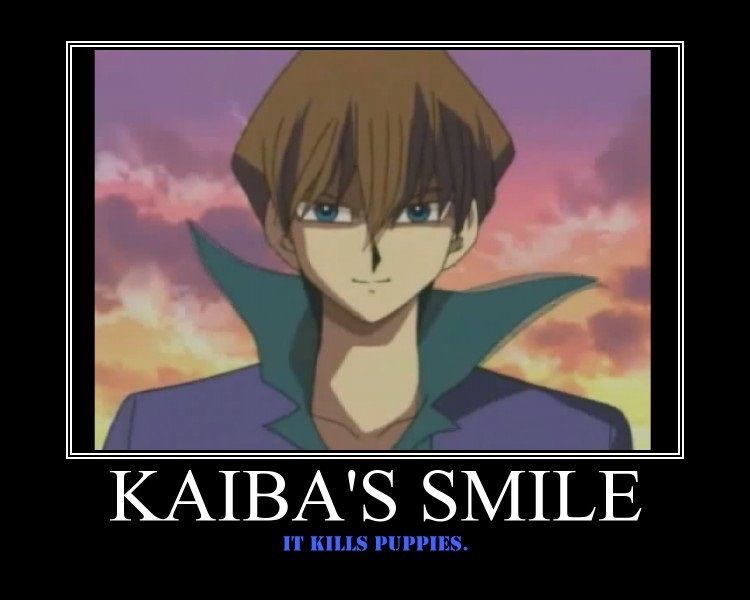 1-That One Time Kaiba Smiled And Hell Actually Did Freeze Over