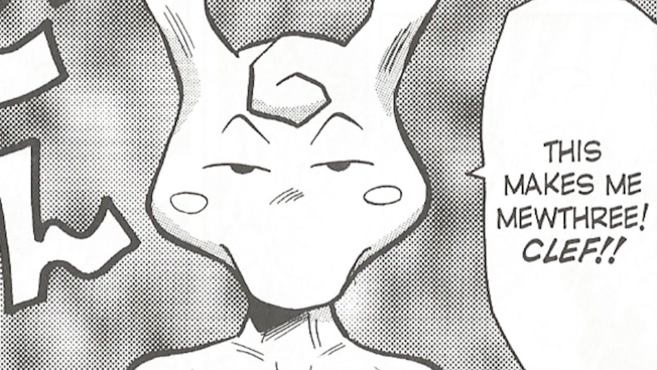 Mewthree Pokemon Manga