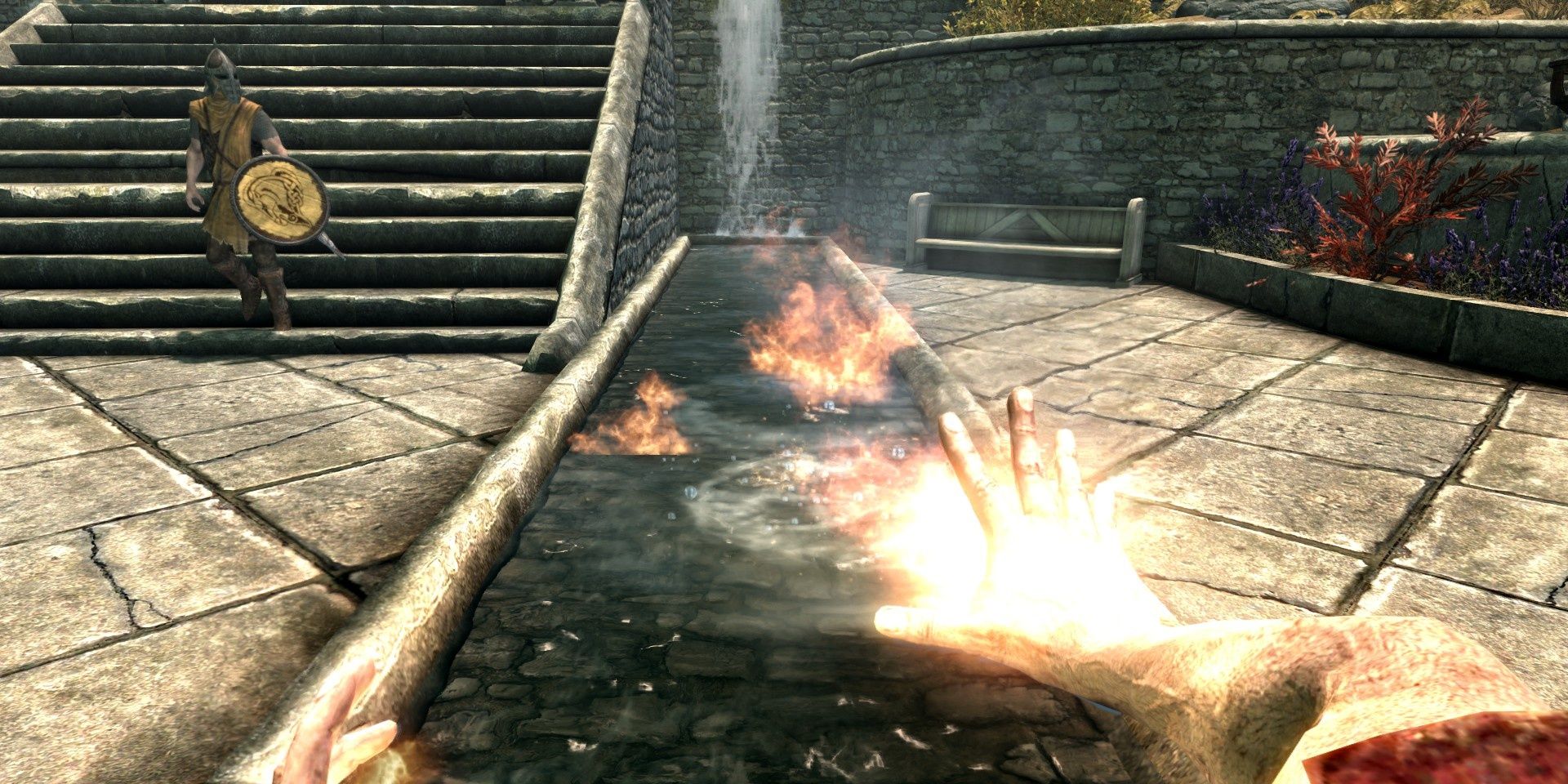 Skyrim Flames Boiling Water
