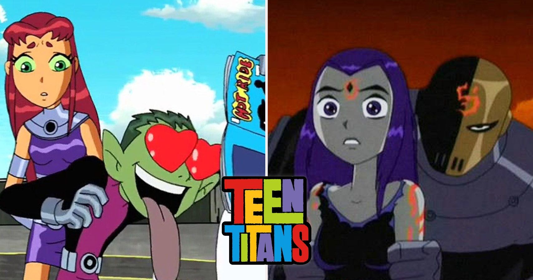 schock teen titans robin und starfire