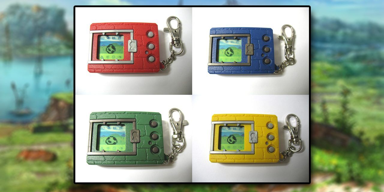 The original Digimon Virtual Pet toys